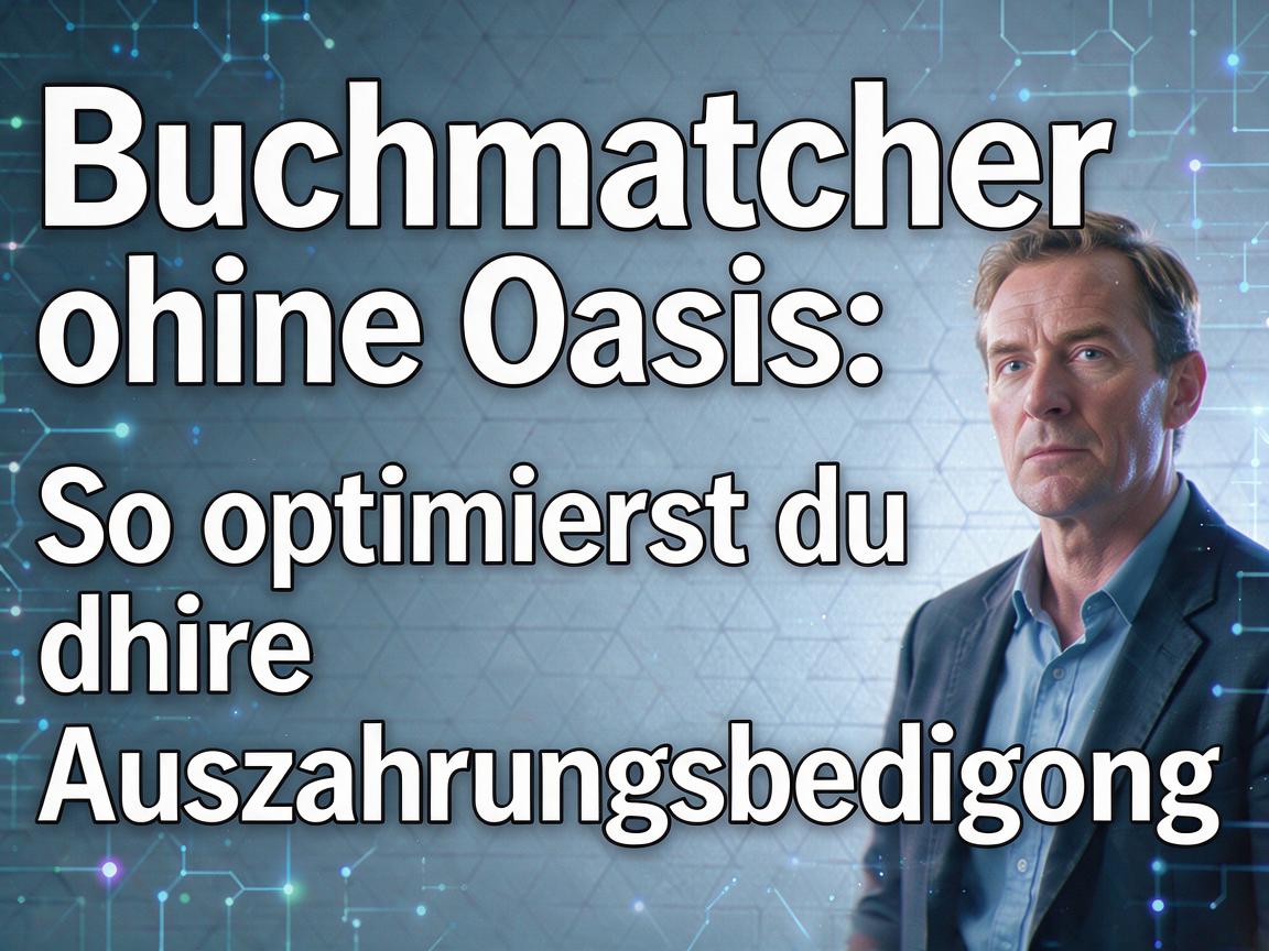 Buchmacher ohne Oasis: So optimierst du deine Auszahlungsbedingungen