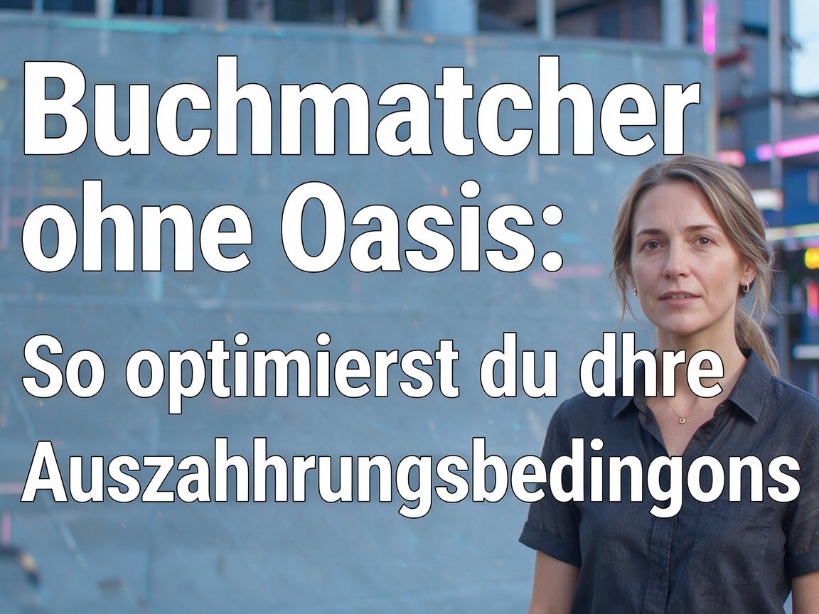 Buchmacher ohne Oasis: So optimierst du deine Auszahlungsbedingungen