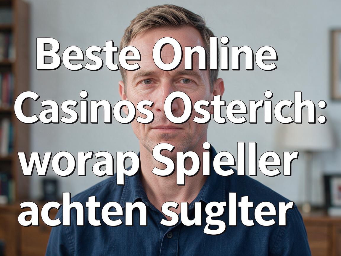 Beste Online Casinos Osterreich: worauf Spieler achten sollten