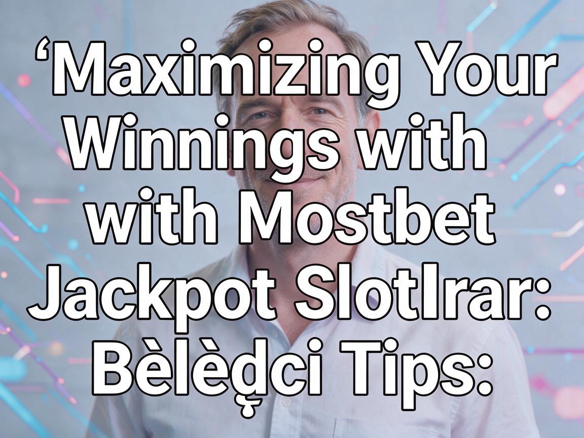 Maximizing Your Winnings with Mostbet Jackpot Slotları: Bələdçi Tips
