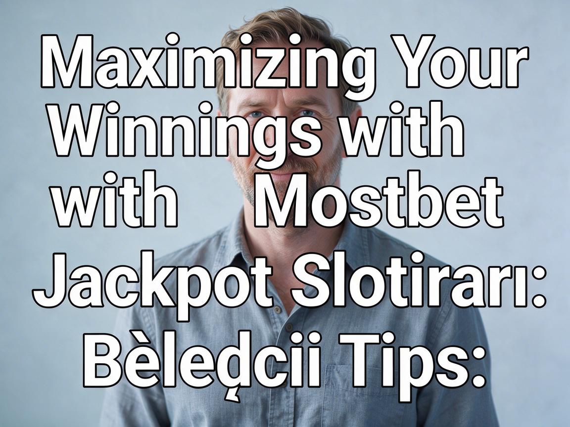 Maximizing Your Winnings with Mostbet Jackpot Slotları: Bələdçi Tips