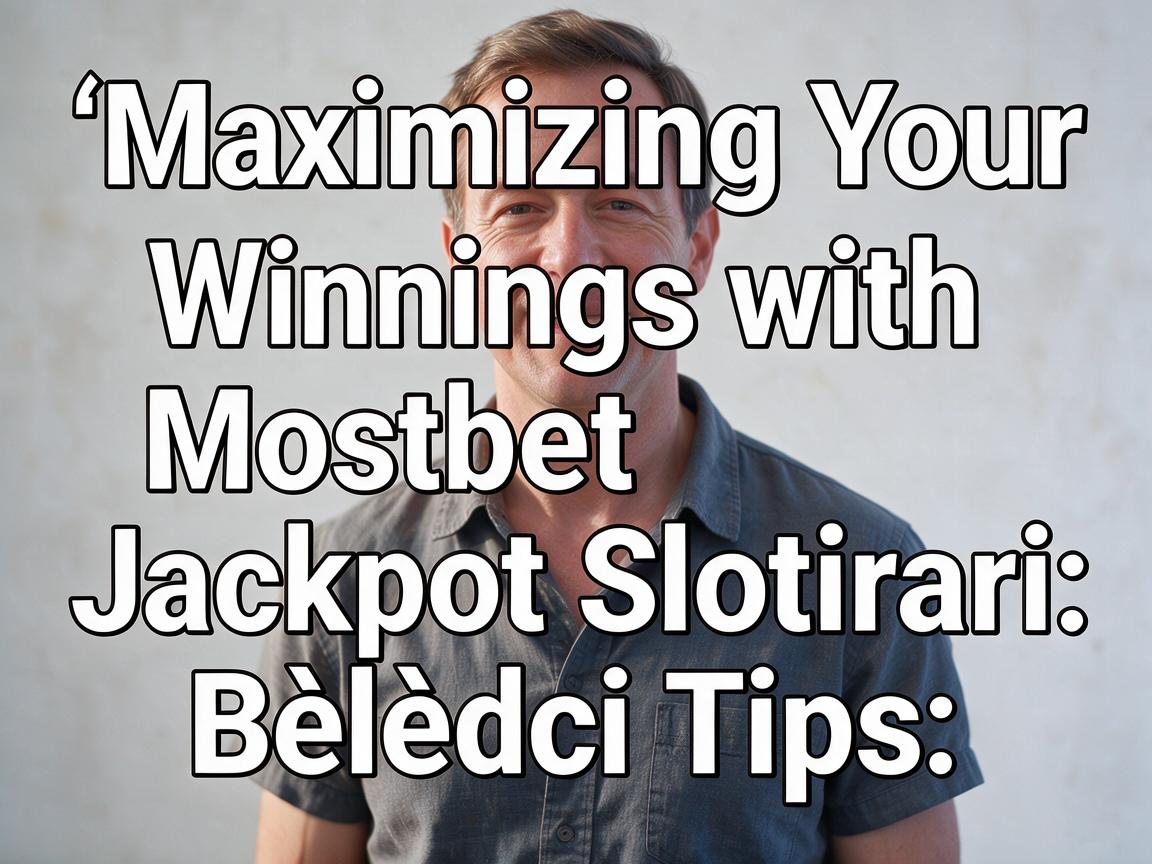 Maximizing Your Winnings with Mostbet Jackpot Slotları: Bələdçi Tips
