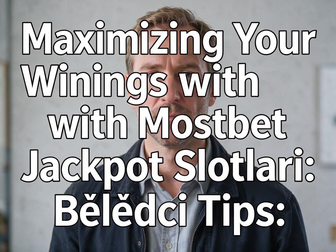 Maximizing Your Winnings with Mostbet Jackpot Slotları: Bələdçi Tips