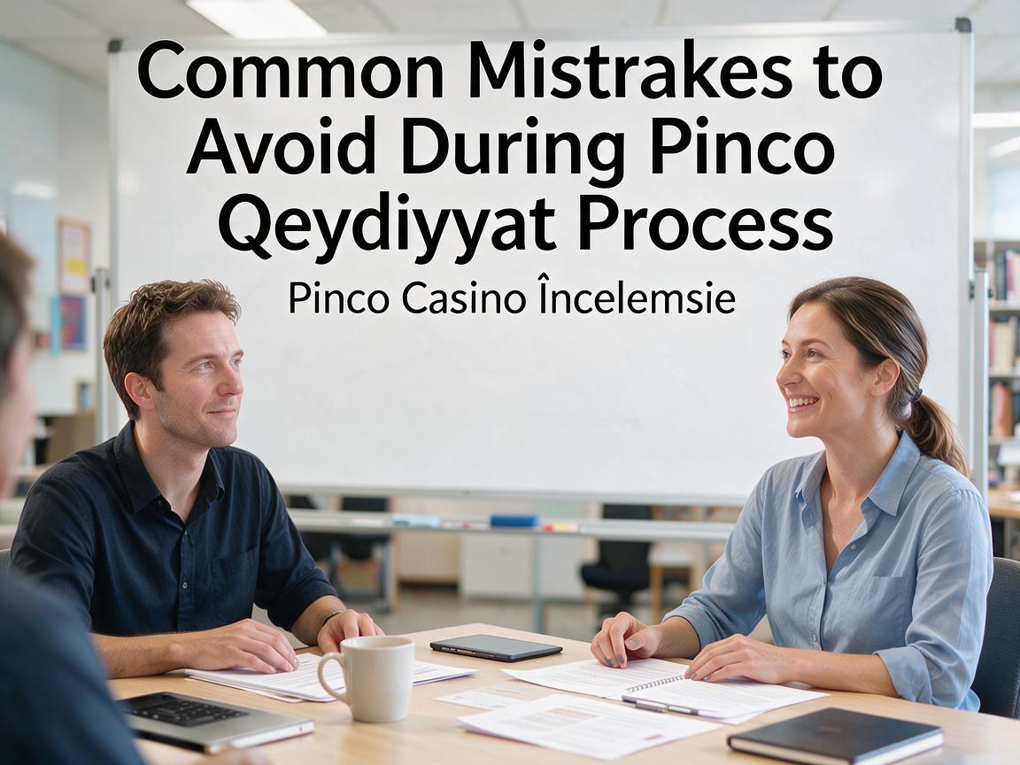 Common Mistakes to Avoid During Pinco Qeydiyyat Process: Pinco Casino İncelemesi