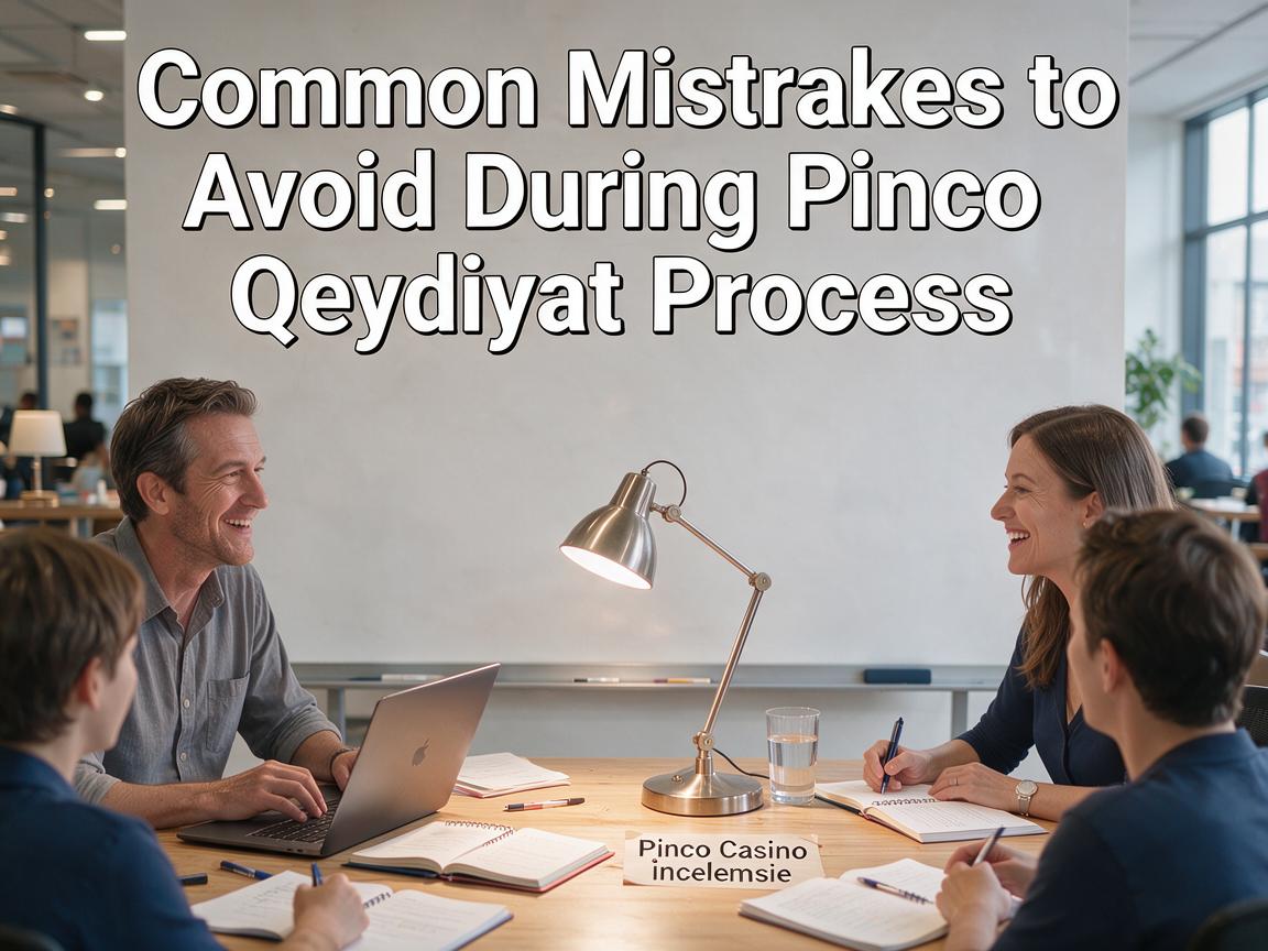 Common Mistakes to Avoid During Pinco Qeydiyyat Process: Pinco Casino İncelemesi
