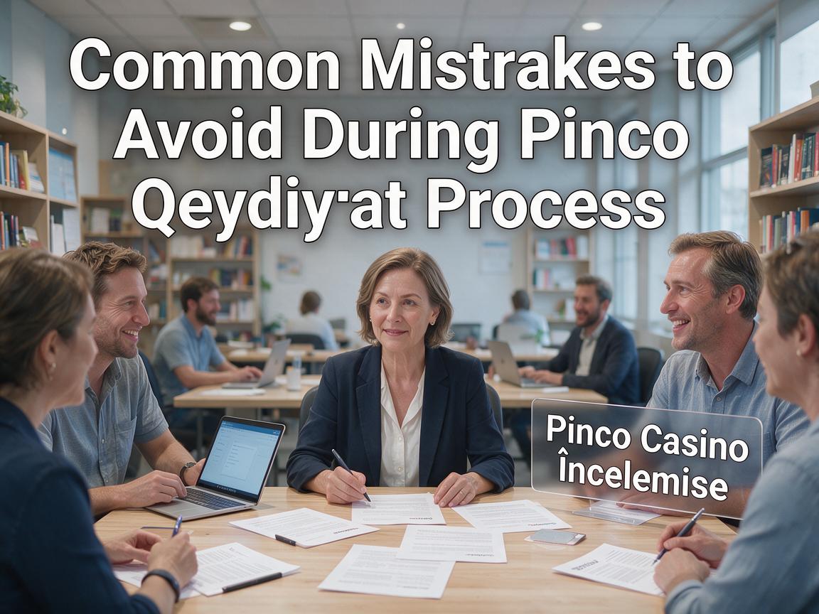 Common Mistakes to Avoid During Pinco Qeydiyyat Process: Pinco Casino İncelemesi