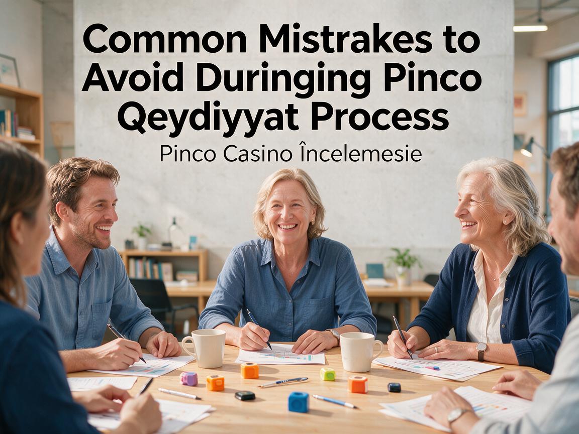 Common Mistakes to Avoid During Pinco Qeydiyyat Process: Pinco Casino İncelemesi