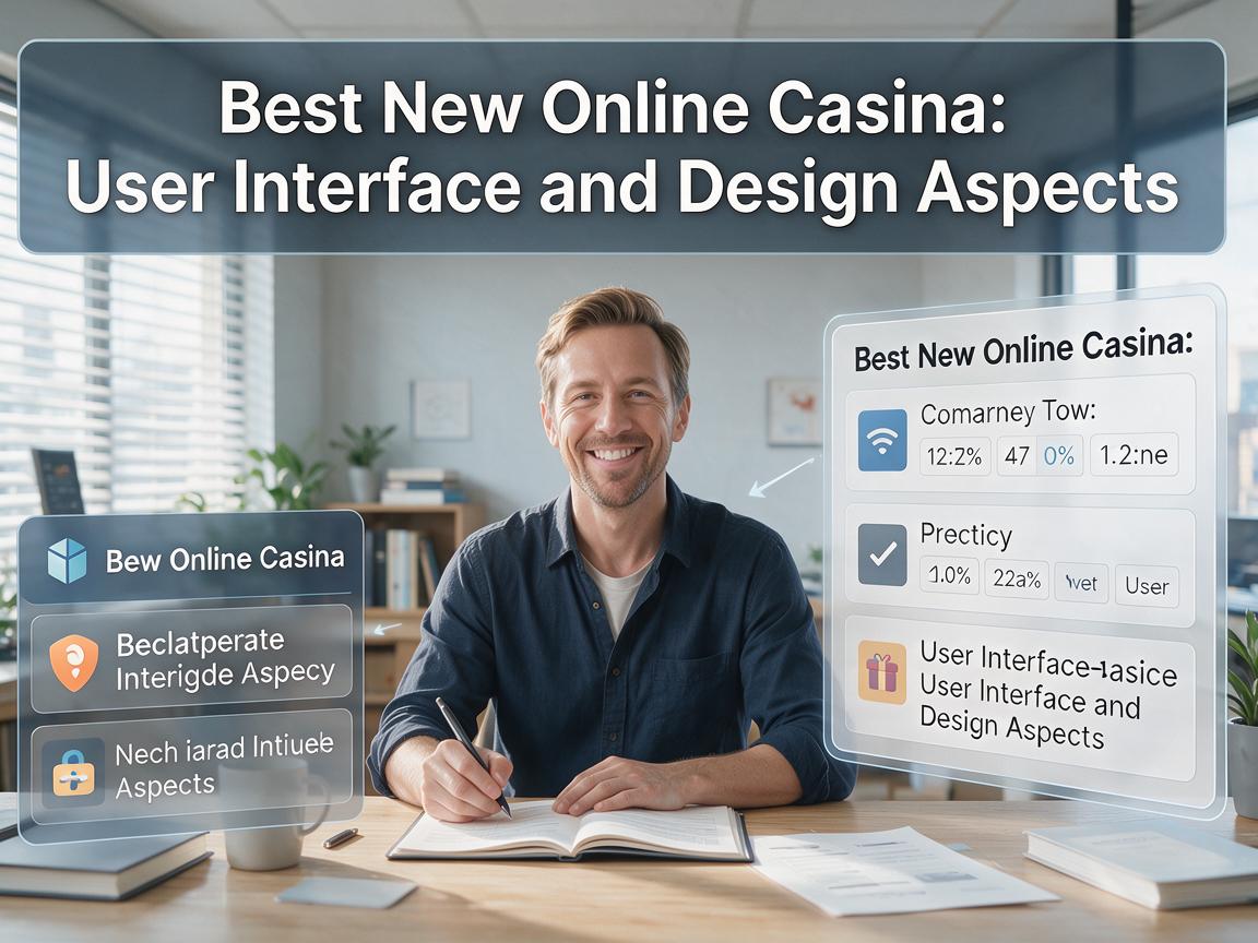 Best New Online Casino: User Interface and Design Aspects
