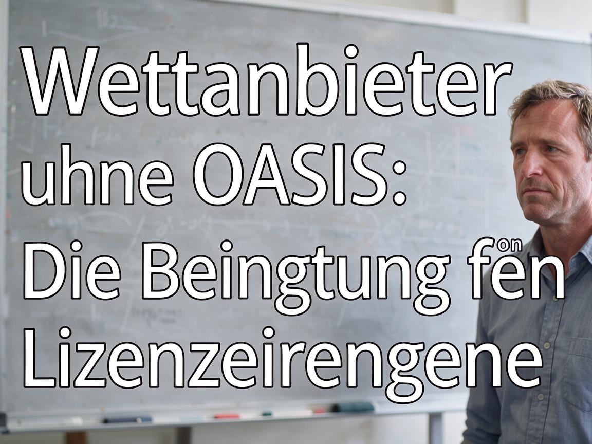 Wettanbieter ohne OASIS: Die Bedeutung von Lizenzierungen