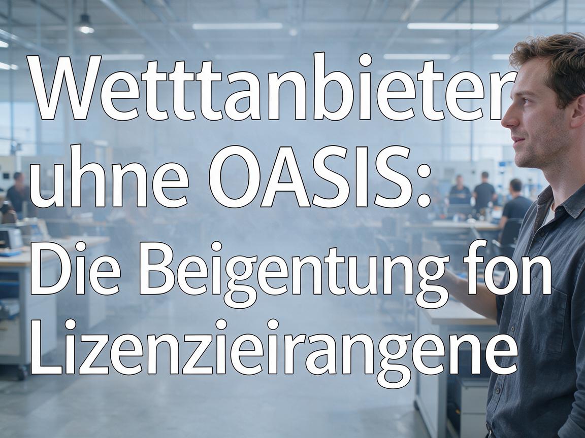 Wettanbieter ohne OASIS: Die Bedeutung von Lizenzierungen