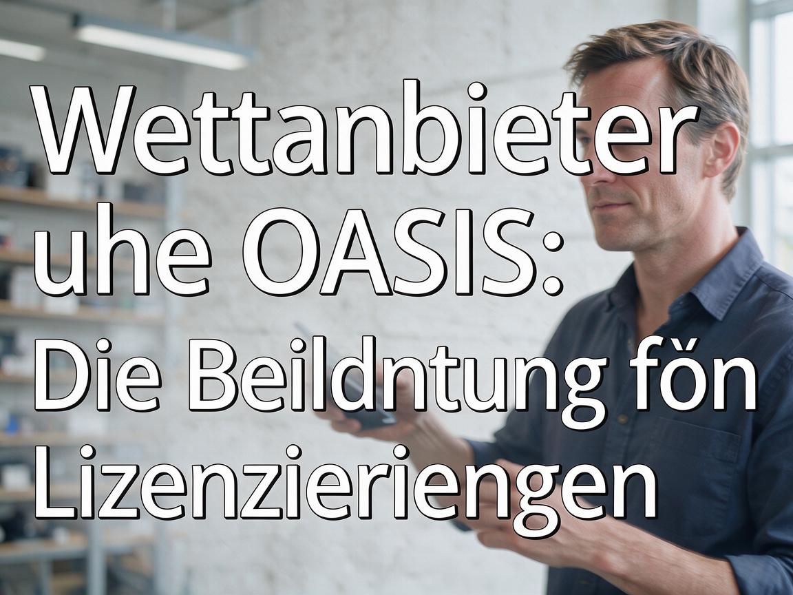Wettanbieter ohne OASIS: Die Bedeutung von Lizenzierungen