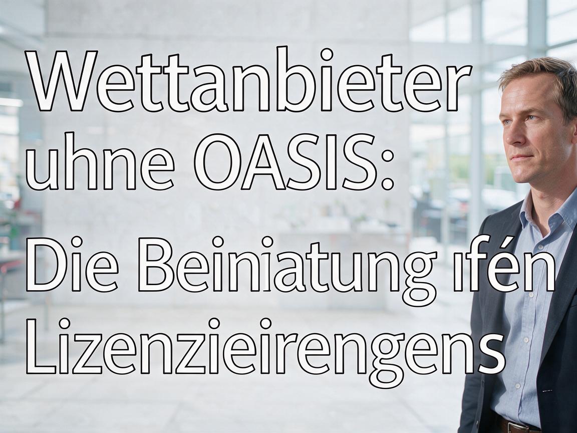 Wettanbieter ohne OASIS: Die Bedeutung von Lizenzierungen