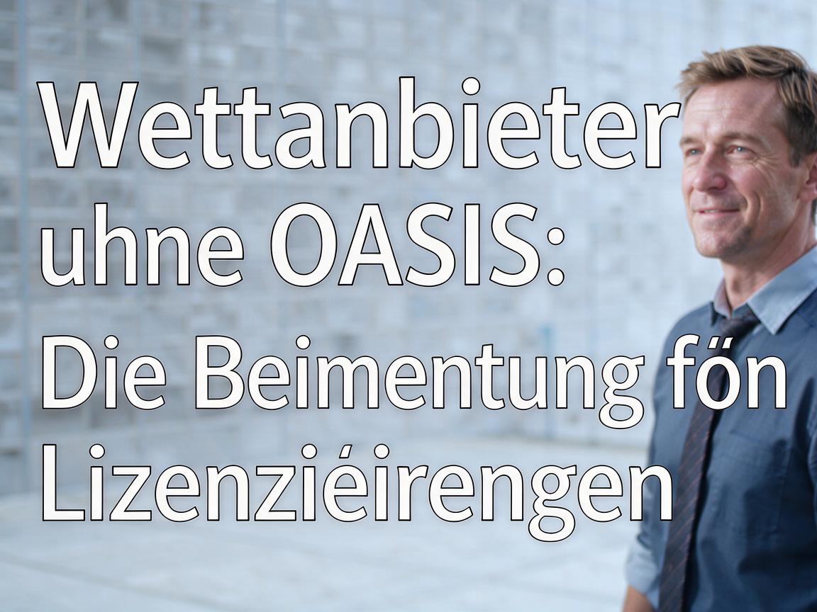 Wettanbieter ohne OASIS: Die Bedeutung von Lizenzierungen
