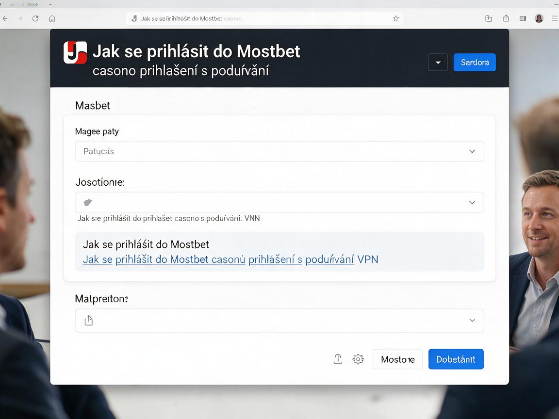Jak se přihlásit do Mostbet casino přihlášení s používáním VPN