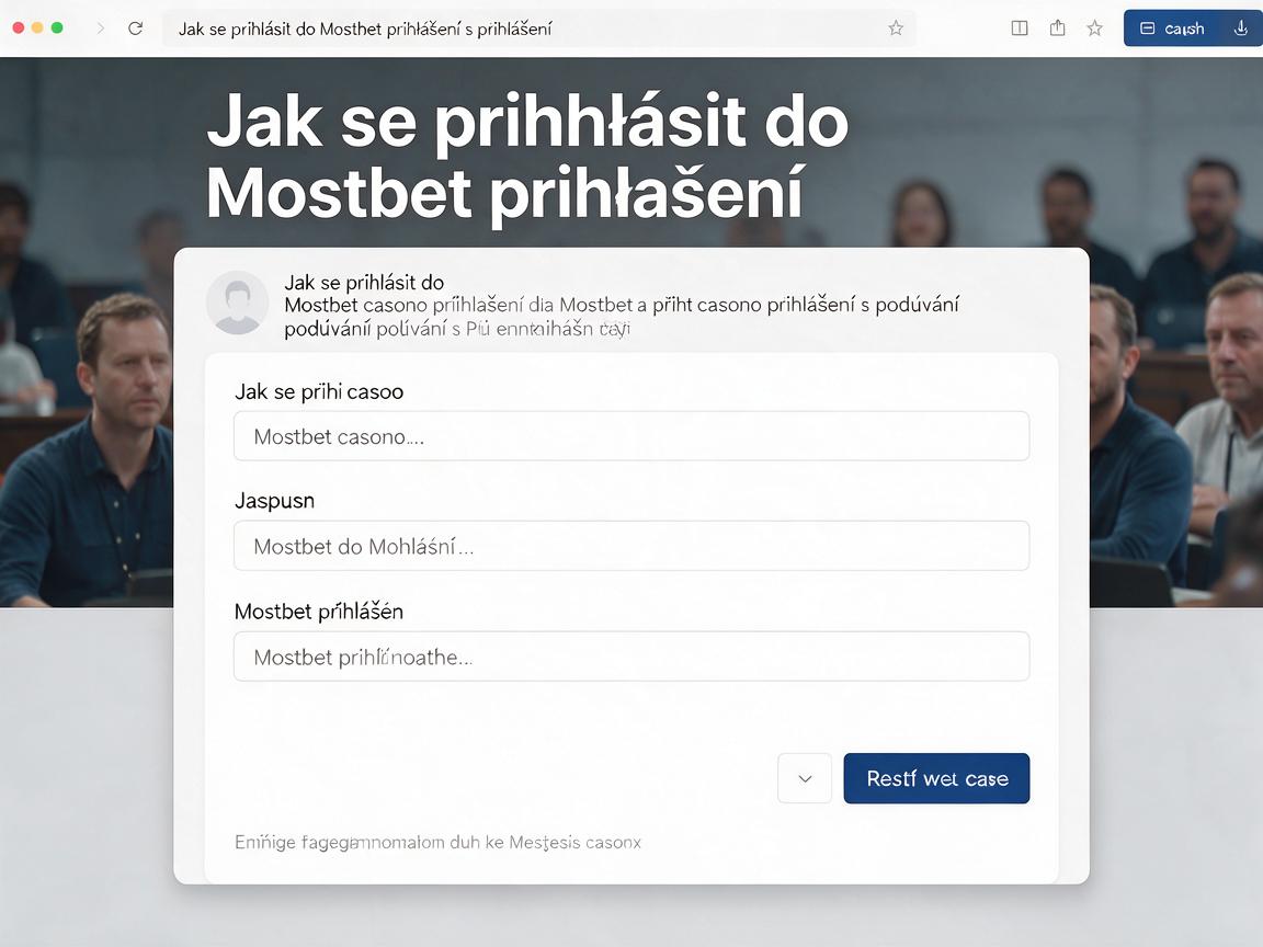 Jak se přihlásit do Mostbet casino přihlášení s používáním VPN