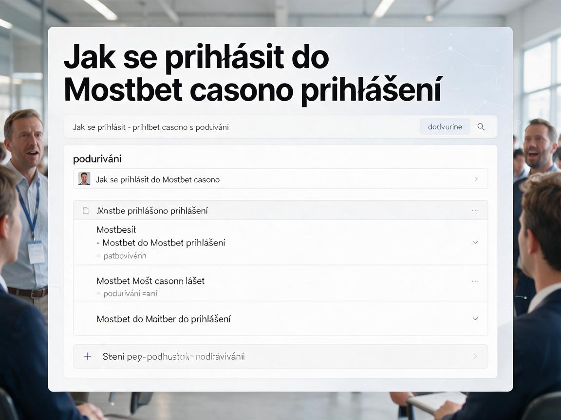 Jak se přihlásit do Mostbet casino přihlášení s používáním VPN