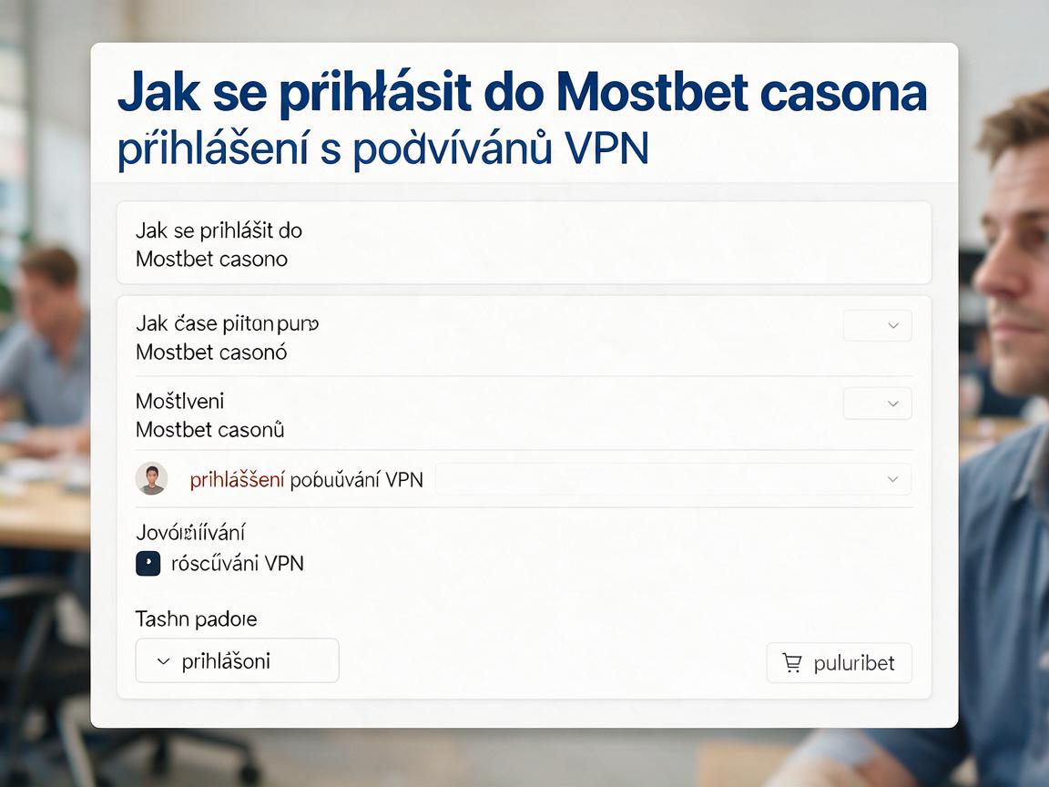Jak se přihlásit do Mostbet casino přihlášení s používáním VPN