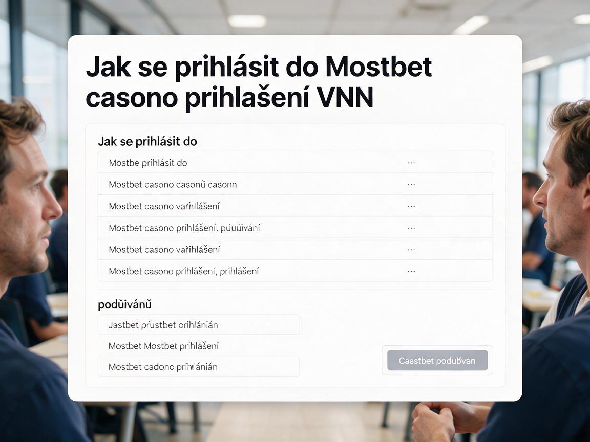Jak se přihlásit do Mostbet casino přihlášení s používáním VPN