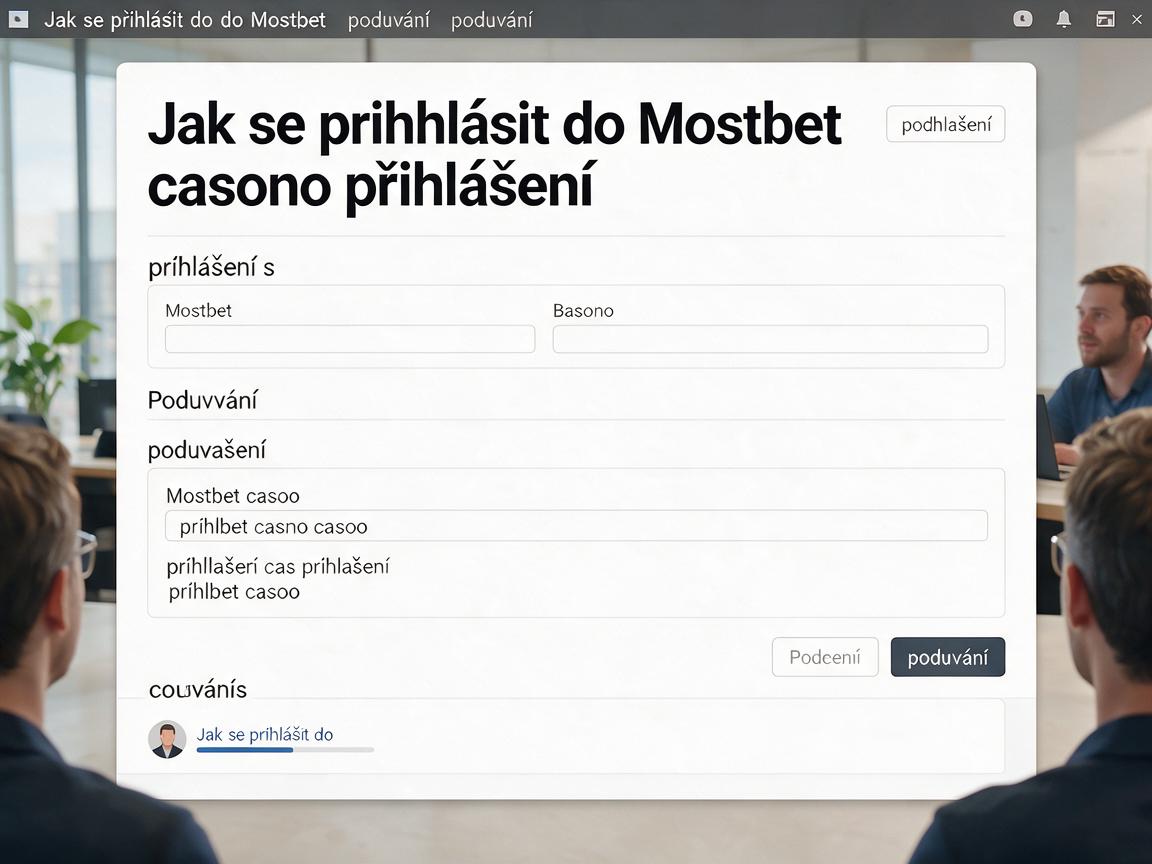 Jak se přihlásit do Mostbet casino přihlášení s používáním VPN